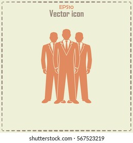 Businessman vector icon