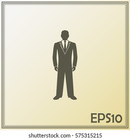 Businessman vector icon