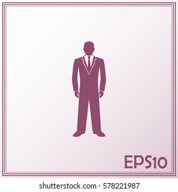 Businessman vector icon