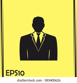 Businessman vector icon