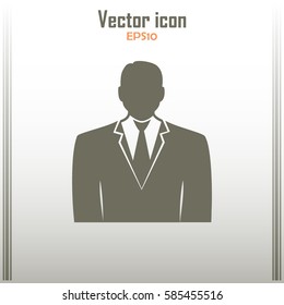 Businessman vector icon