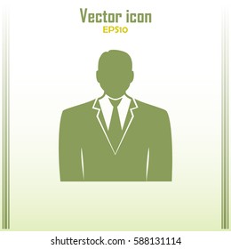 Businessman vector icon