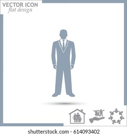 Businessman vector icon