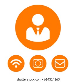 businessman vector icon