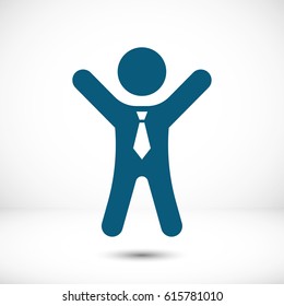businessman vector icon