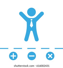 businessman vector icon