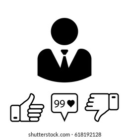 businessman vector icon