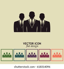 Businessman vector icon