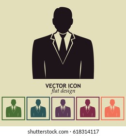 Businessman vector icon
