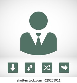 businessman vector icon