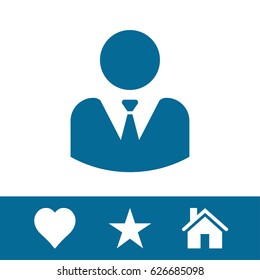 businessman vector icon