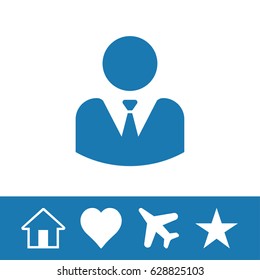 businessman vector icon