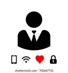 businessman vector icon