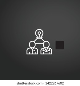 Businessman vector icon. Businessman concept stroke symbol design. Thin graphic elements vector illustration, outline pattern for your web site design, logo, UI. EPS 10.