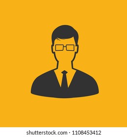 Businessman vector icon design