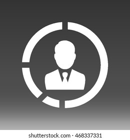 Businessman Vector Icon Illustration