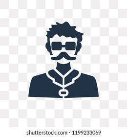 Businessman vector icon isolated on transparent background, Businessman transparency concept can be used web and mobile