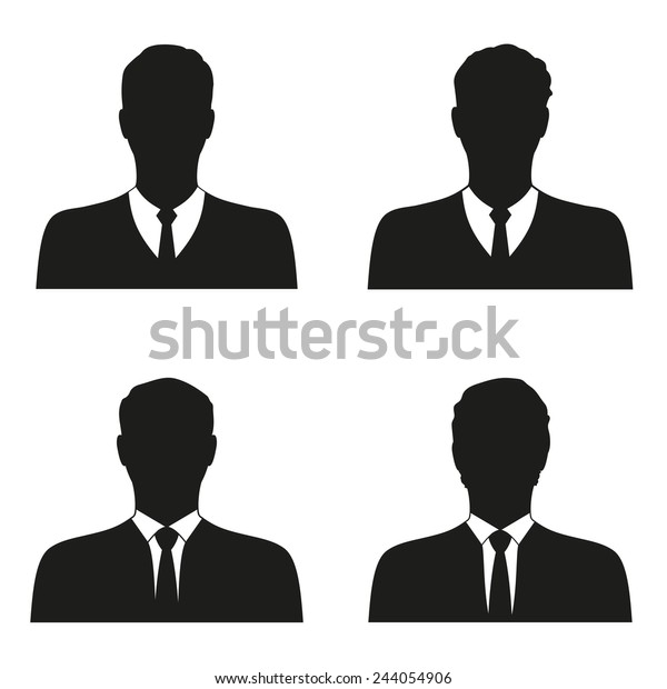 Businessman Vector Icon Set Stock Vector (Royalty Free) 244054906