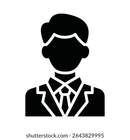 Businessman Vector Icon which can easily modify or edit

