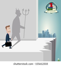 Businessman. vector illustration