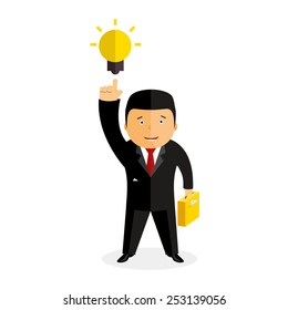 Businessman. vector illustration 
