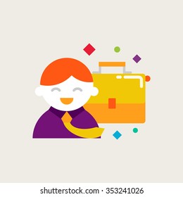 Businessman vector illustration
