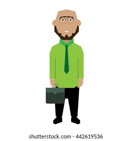 Businessman, Vector illustration