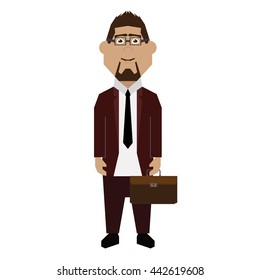 Businessman, Vector illustration