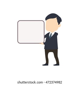 Businessman vector illustration. 