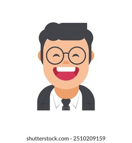 Businessman vector illustration, businessman flat icon