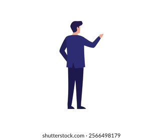 Businessman Vector Illustration - Professional Male in Corporate Attire