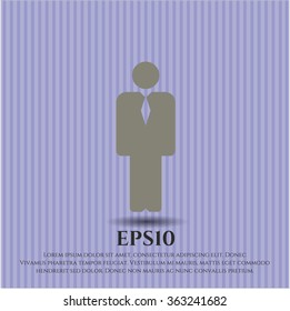 Businessman vector symbol