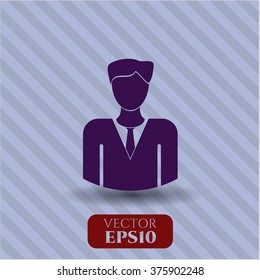 Businessman vector symbol