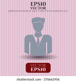 Businessman vector symbol