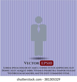 Businessman vector symbol