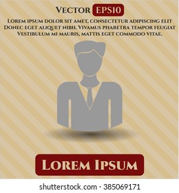 Símbolo de vector de negocio