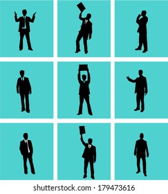 Businessman, vectors work 