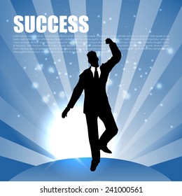 Businessman Victory