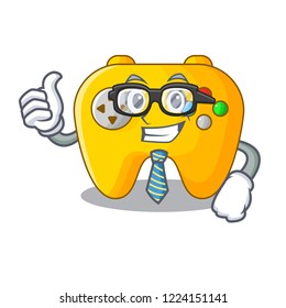 Businessman Video game controller shaped on charcter