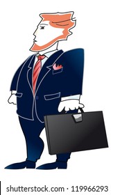 businessman visiting
