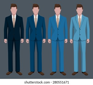 Businessman wearing suits.