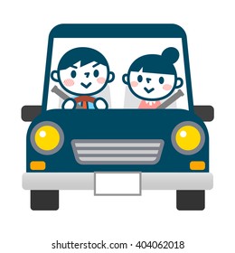 Businessman while driving