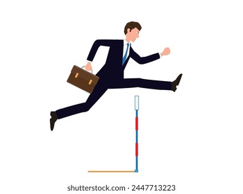 The businessman who challenges a hurdle