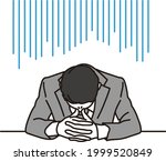 A businessman who fails and is depressed