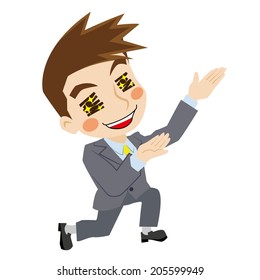 businessman who introduce