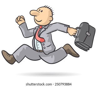 businessman who runs