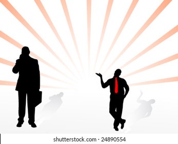 businessman is winner