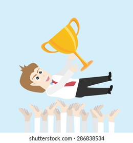 Businessman winner