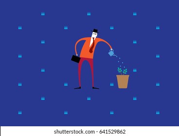 Businessman / Work commitment concept