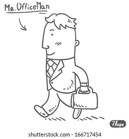 businessman and worker